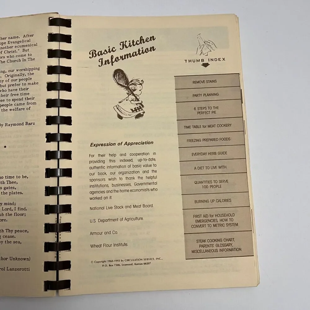 Vintage Cookbook The Good Cooks Cook Book Our Favorite Recipes Spiral Bound